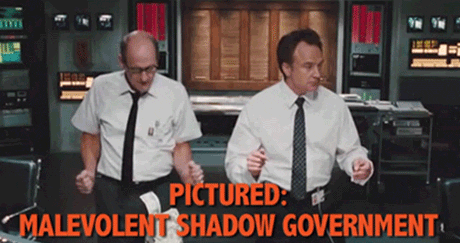 malevolent shadow government dancing